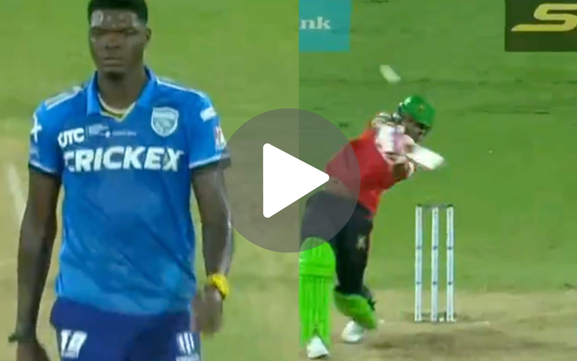 [Watch] Hetmyer Replies To Alzarri's Stare Down With A Mammoth Six